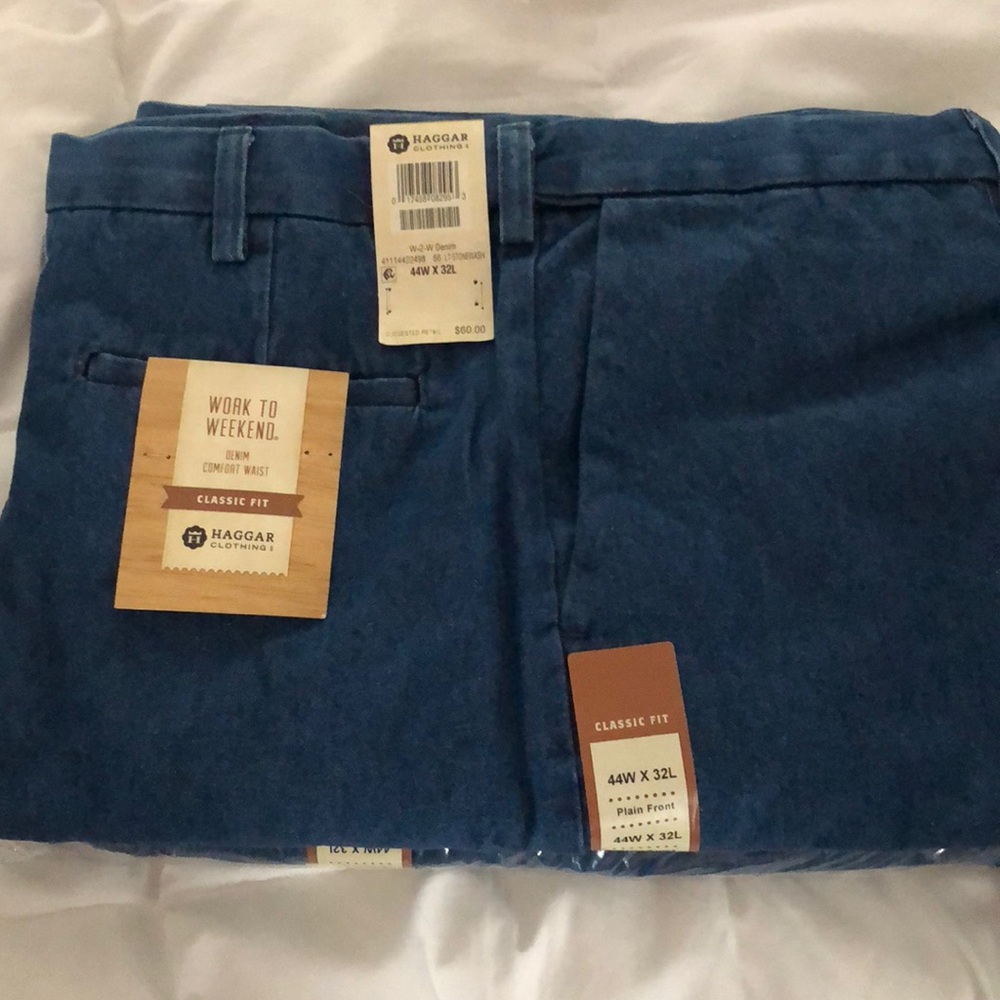 COPY - MENS HAGGAR COMFORT JEANS